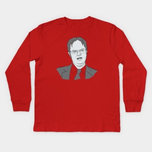 Dwight Schrute Kids Long Sleeve T-Shirt
